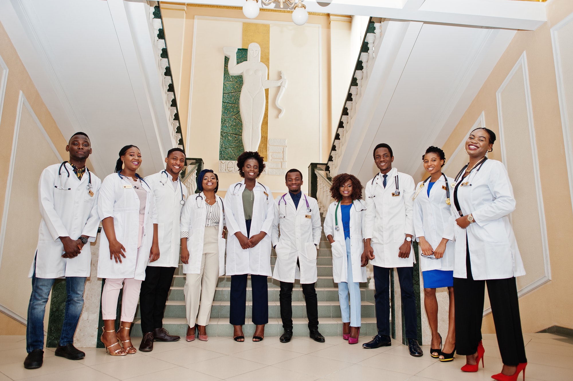 African doctor students